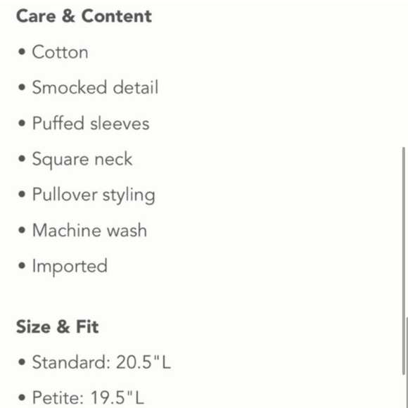 NWT love the label puffed sleeve blouse - Picture 5 of 5